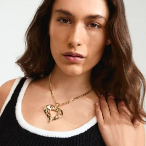 Pilgrim Halskde Tide Guldbelagt