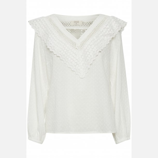 Cream Bluse
