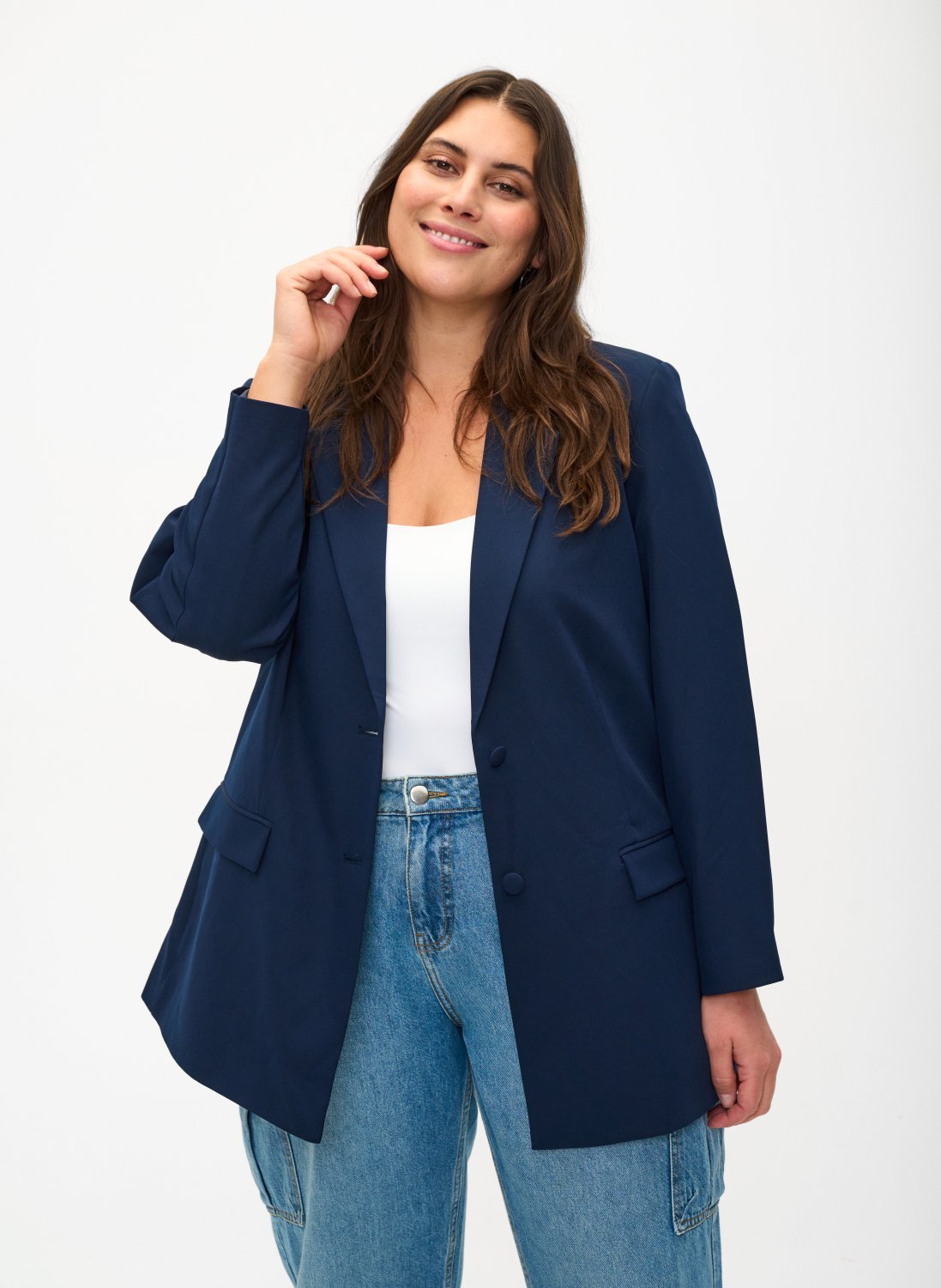 Zizzi Blazer M Rker Str Bentes Shop