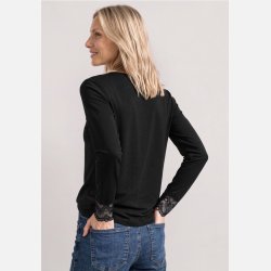 Street One Bluse med blonde