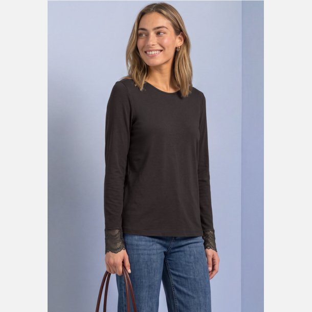 Street One Bluse med blonde