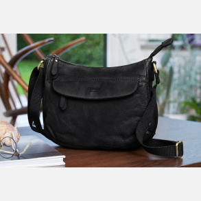 Athen Crossbody, Sort