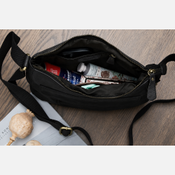 Athen Crossbody, Sort