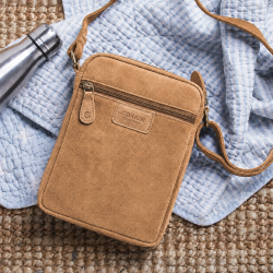 Beverly Hills Crossbody, Lysebrun ruskind