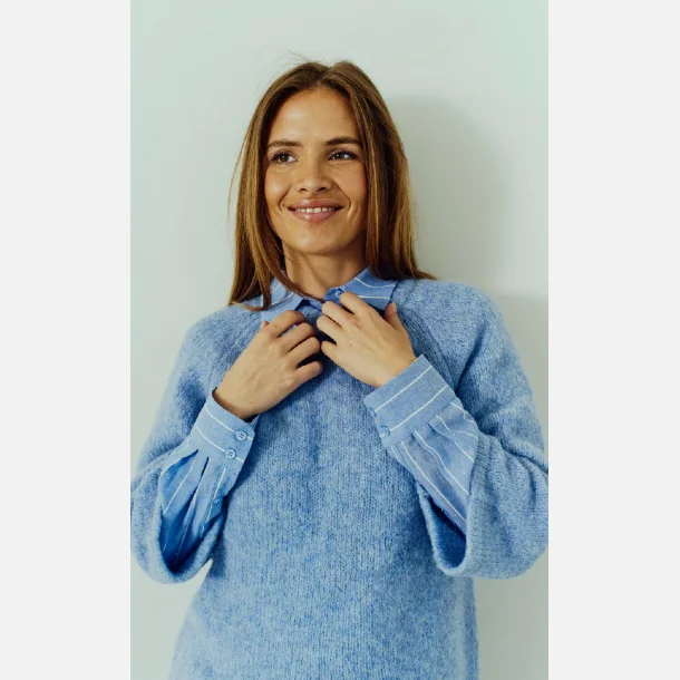 Freequent Strik Bluse