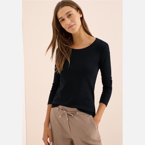 Cecil Basic Bluse Langrmet
