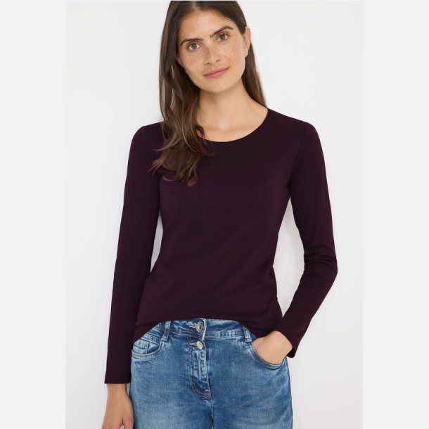 Cecil Basic Bluse Langrmet