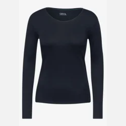 Cecil Basis Bluse Langrmet