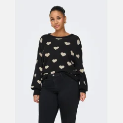 Only Carmakoma Strik Bluse