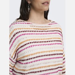 Only Carmakoma Strikbluse