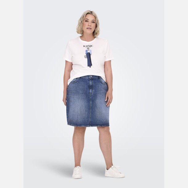 Only Carmakoma denim Nederdel