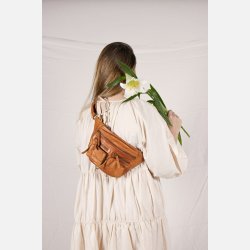 Re designed Bumbag LY small Burned Tan SKIND TASKER Bentes Shop