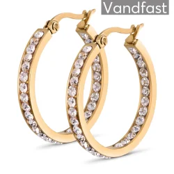 ANNEBRAUNER Creole Thin X-Small �reringe 18K Guldbelagt