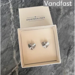 ANNEBRAUNER Sun Texture Heart �restikker � 18 karat forgyldt