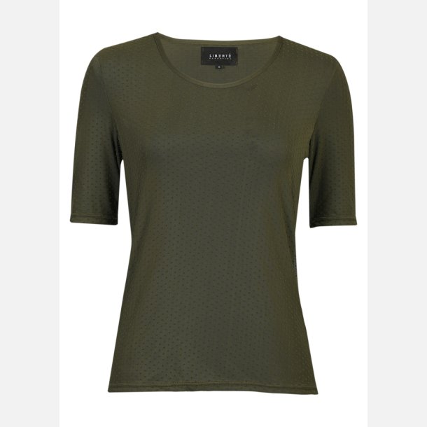 Liberte Mesh Bluse, kort �rme