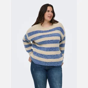 Only Carmakoma Strikbluse