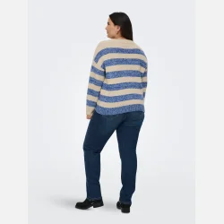 Only Carmakoma Strikbluse